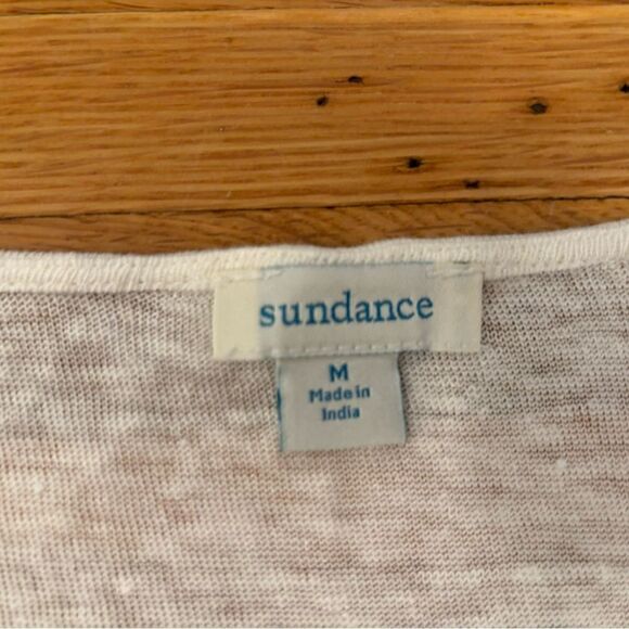 Sundance Grenada white oversized short sleeve top - Picture 6 of 7